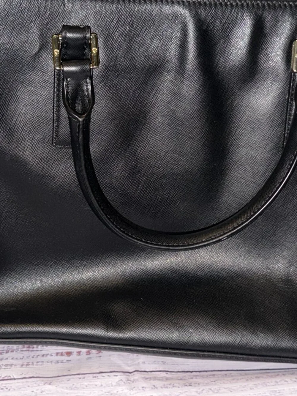 Tory Burch Women's Black Leather Hand Bag